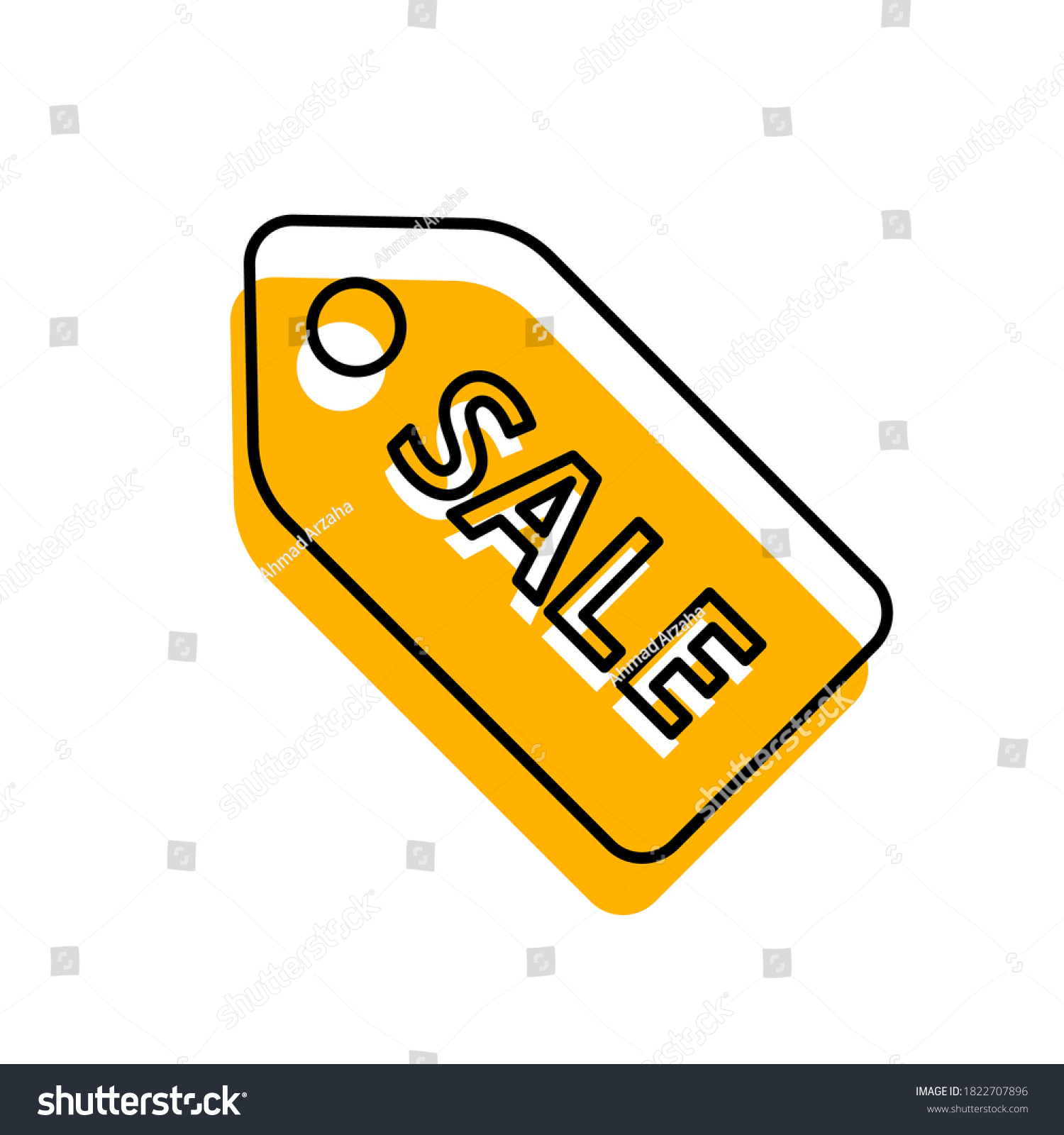 Price Tag Vector Illustration Price Tag Stock Vector (Royalty Free ...