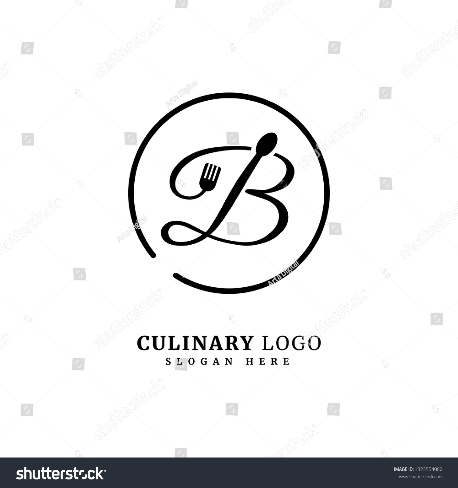 392 B Chef Logo Images, Stock Photos & Vectors | Shutterstock