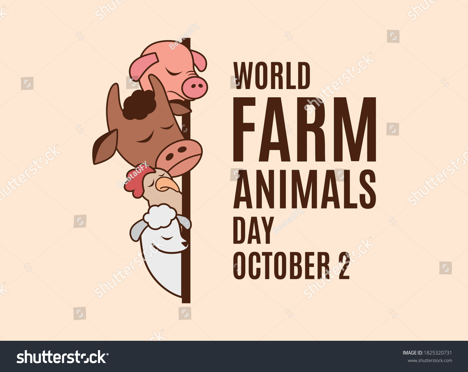 2,072 World farm animal day Images, Stock Photos & Vectors Shutterstock