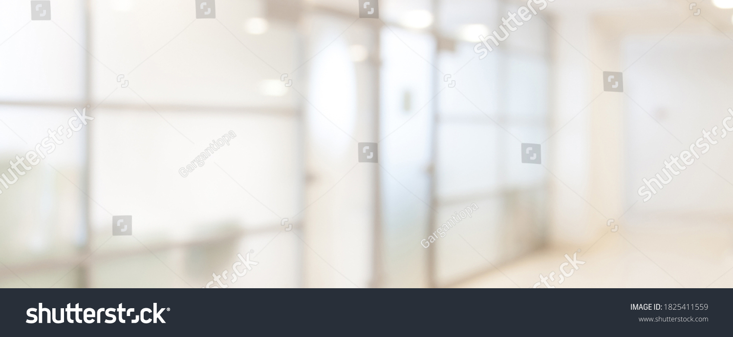 Blurred Office Interior Space Background Unfocused Stock Photo ...