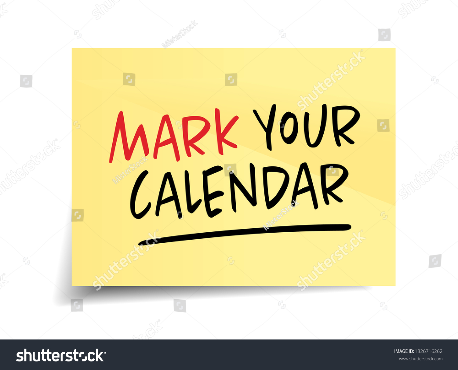 2,300 Mark Your Calendars Images, Stock Photos & Vectors Shutterstock
