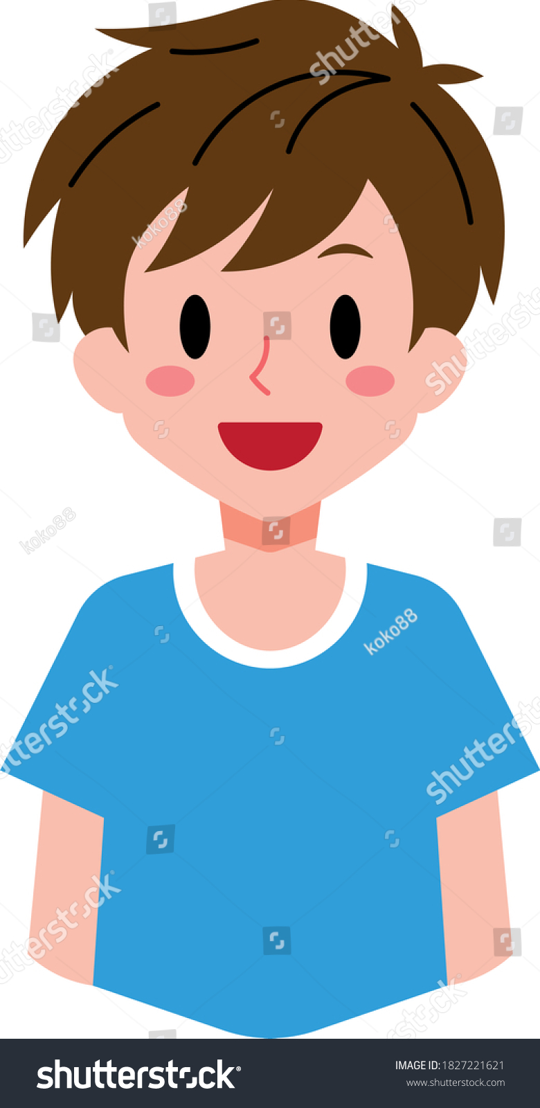 sticker-design-with-blue-t-shirt-isolated-4480622-vector-art-at-vecteezy