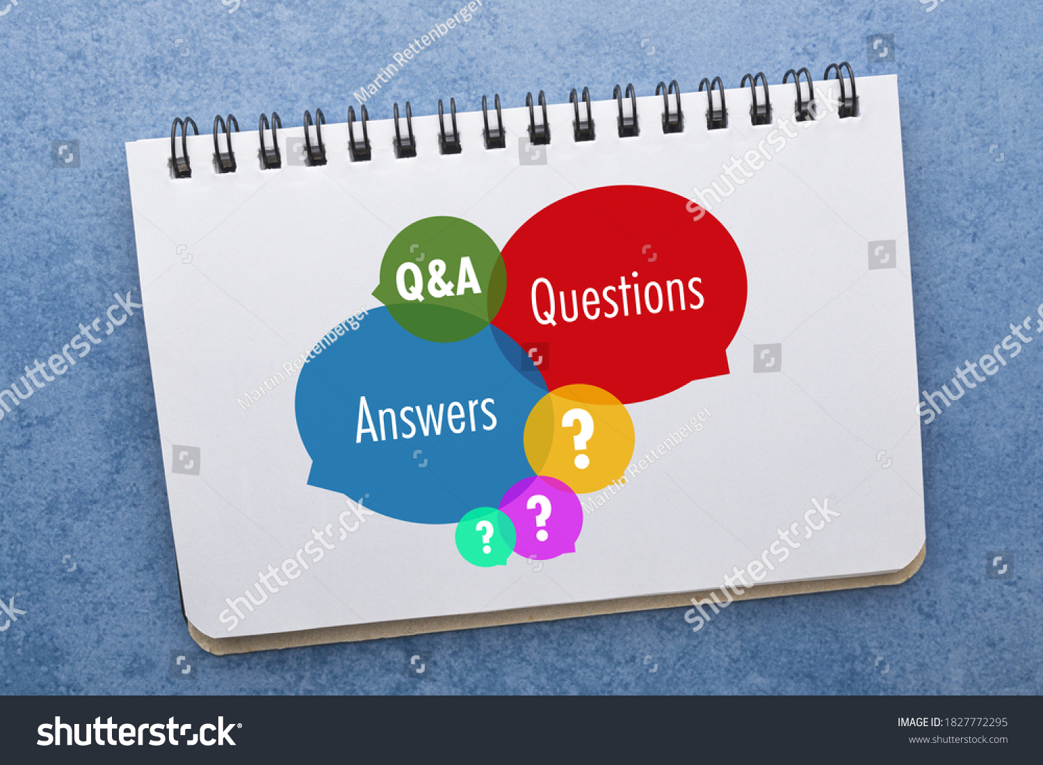 Speech Bubbles Words Questions Answers On Stock Photo 1827772295