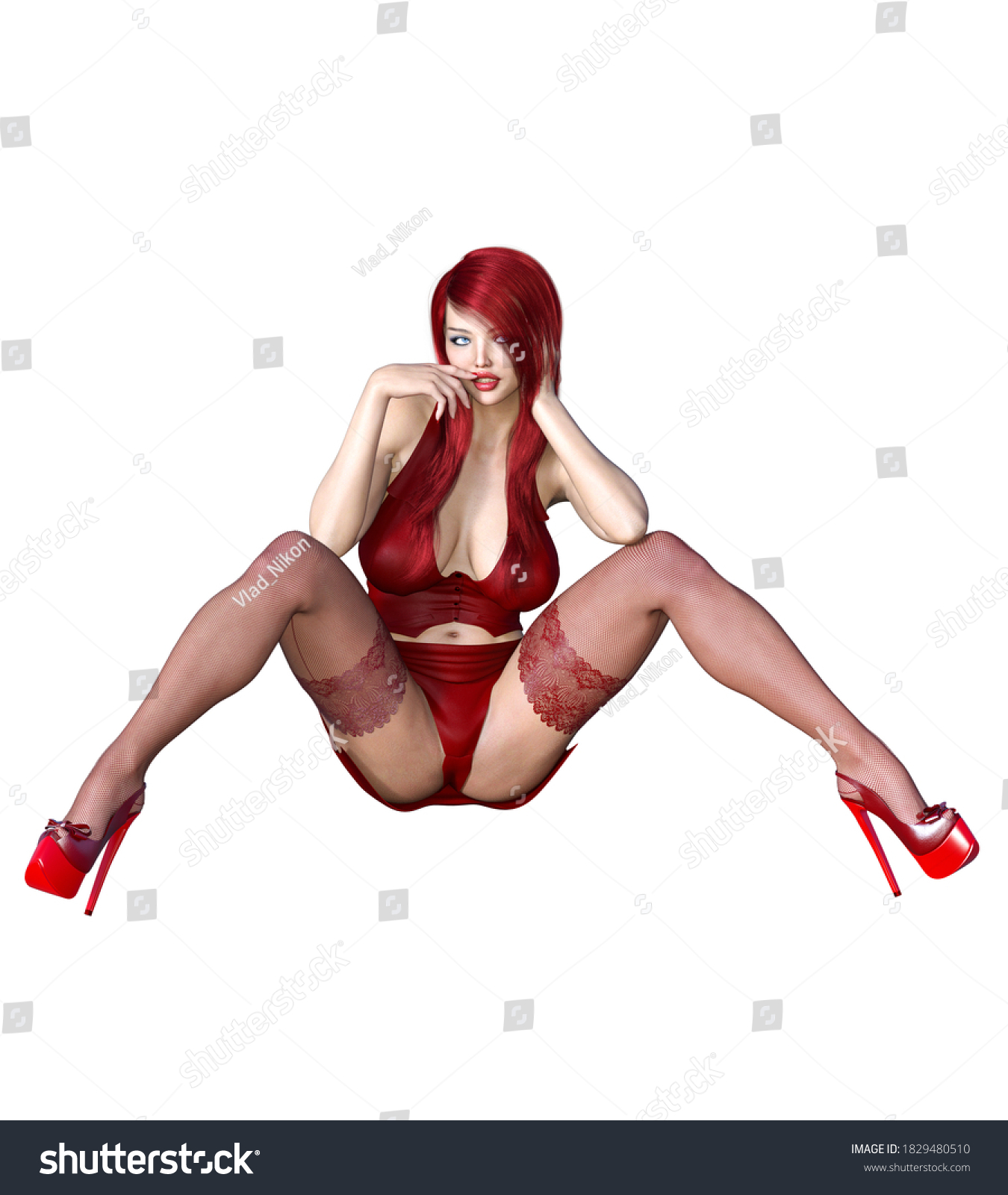 Sexy Redhead Secretary