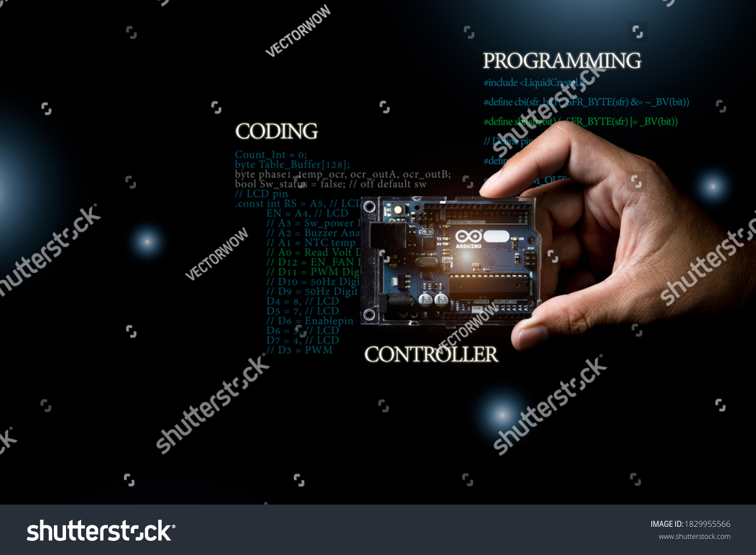 Arduino Micro Controller Photo Concept Stock Photo 1829955566 ...