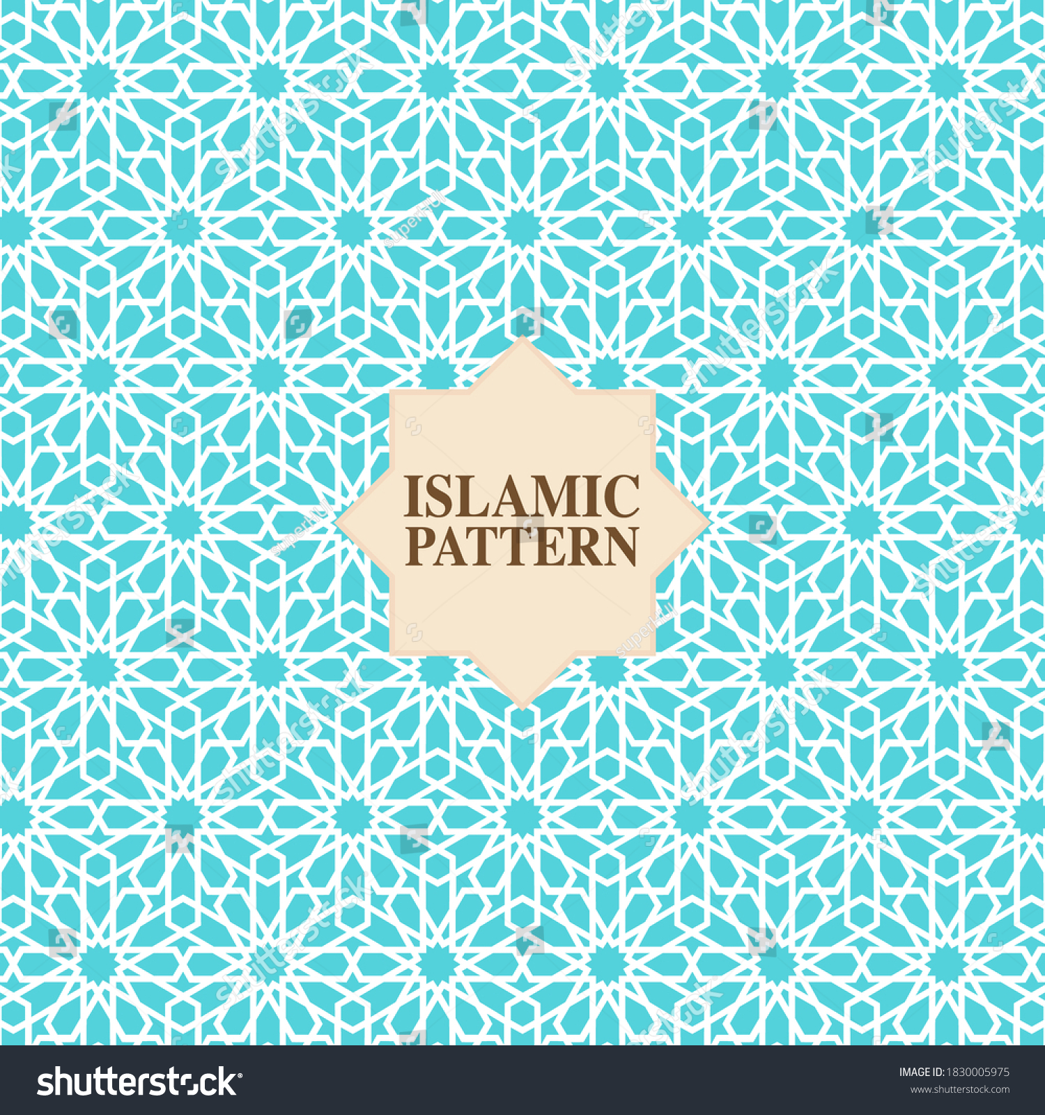 islamic geometric patterns on fabric