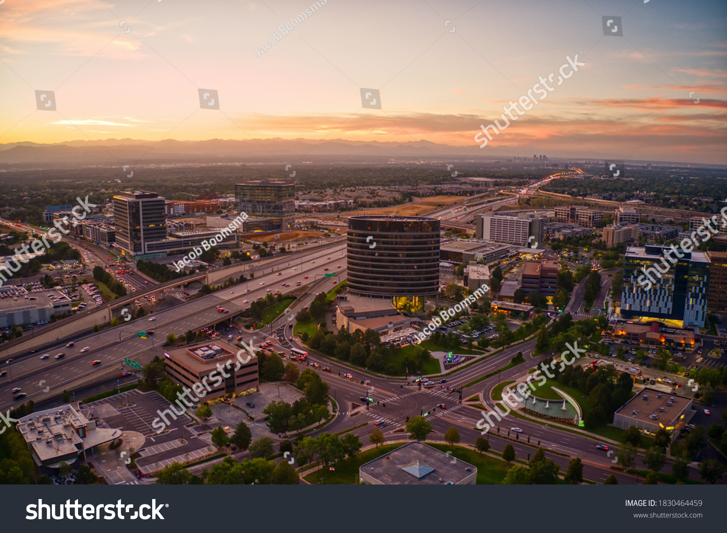 113 289 It Tech Centre Images Stock Photos Vectors Shutterstock   Stock Photo Aerial View Of The Denver Tech Center Dtc Located In The Denver Colorado Metro 1830464459 