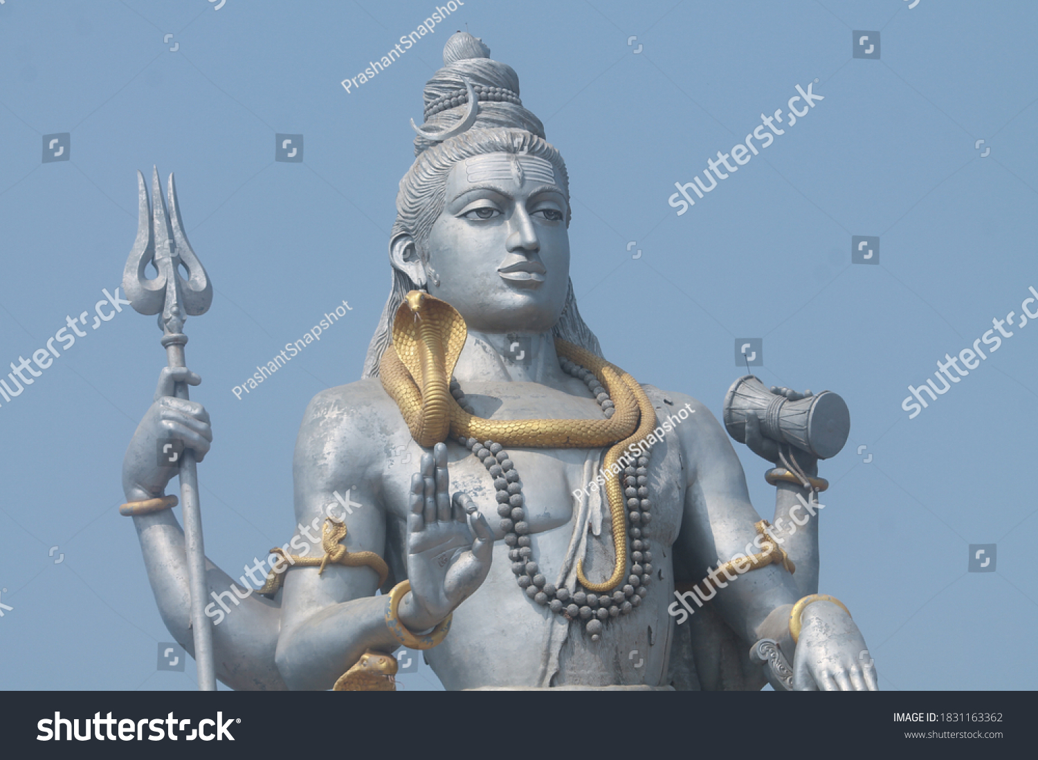 Lord Shiva Murdeshwar He Statue 123 Stock Photo 1831163362 | Shutterstock