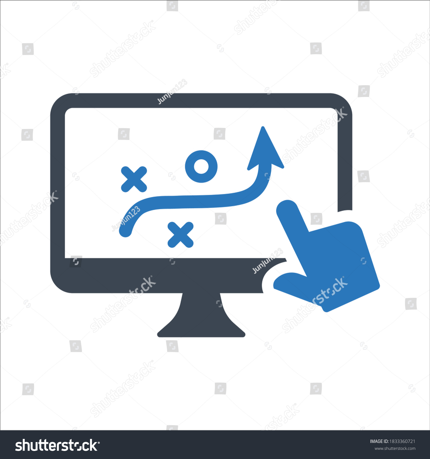 Strategic Planning Icon Business Strategic Planning Stock Vector ...