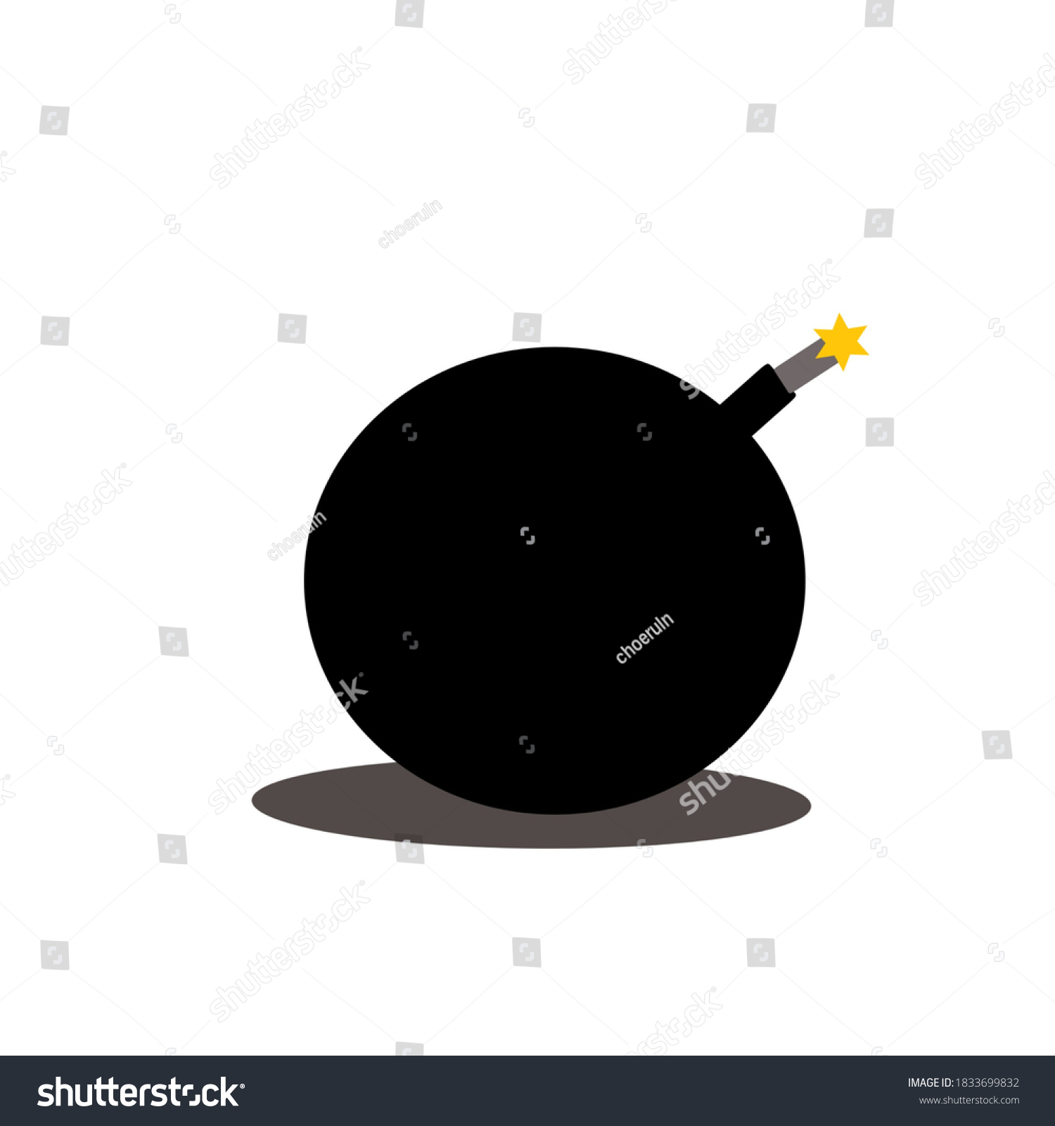 This Animated Explosive Image Action Stock Illustration 1833699832 ...