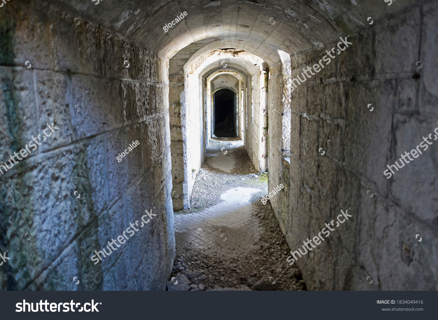 Interior Fort Dosso Del Sommo Fort Stock Photo 1834049416 | Shutterstock