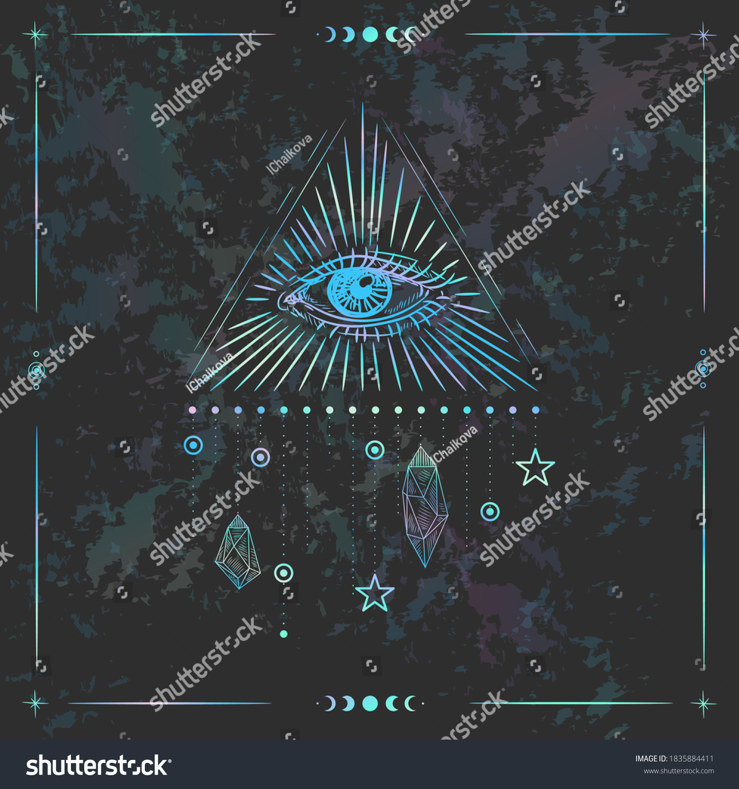 Vector Illustration Set Moon Phases New Stock Vector Royalty Free Vector Illustration Set Moon Phases New Stock Vector Royalty Free
