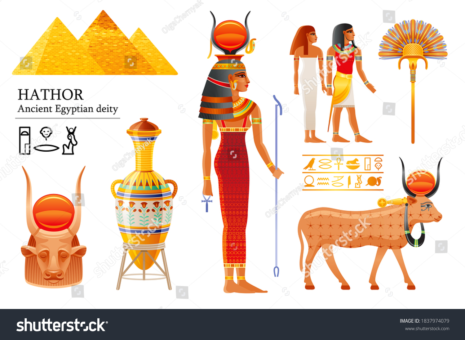 Инфографика Египет одежда