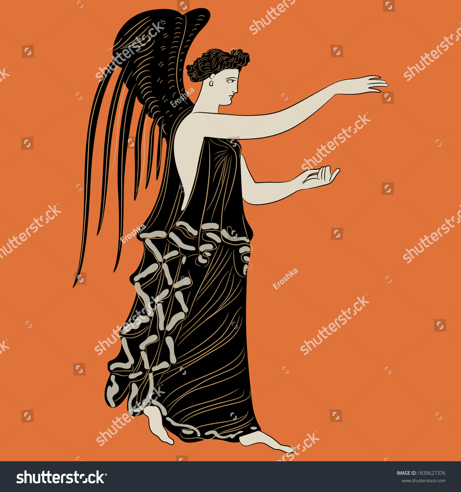 winged greek goddess