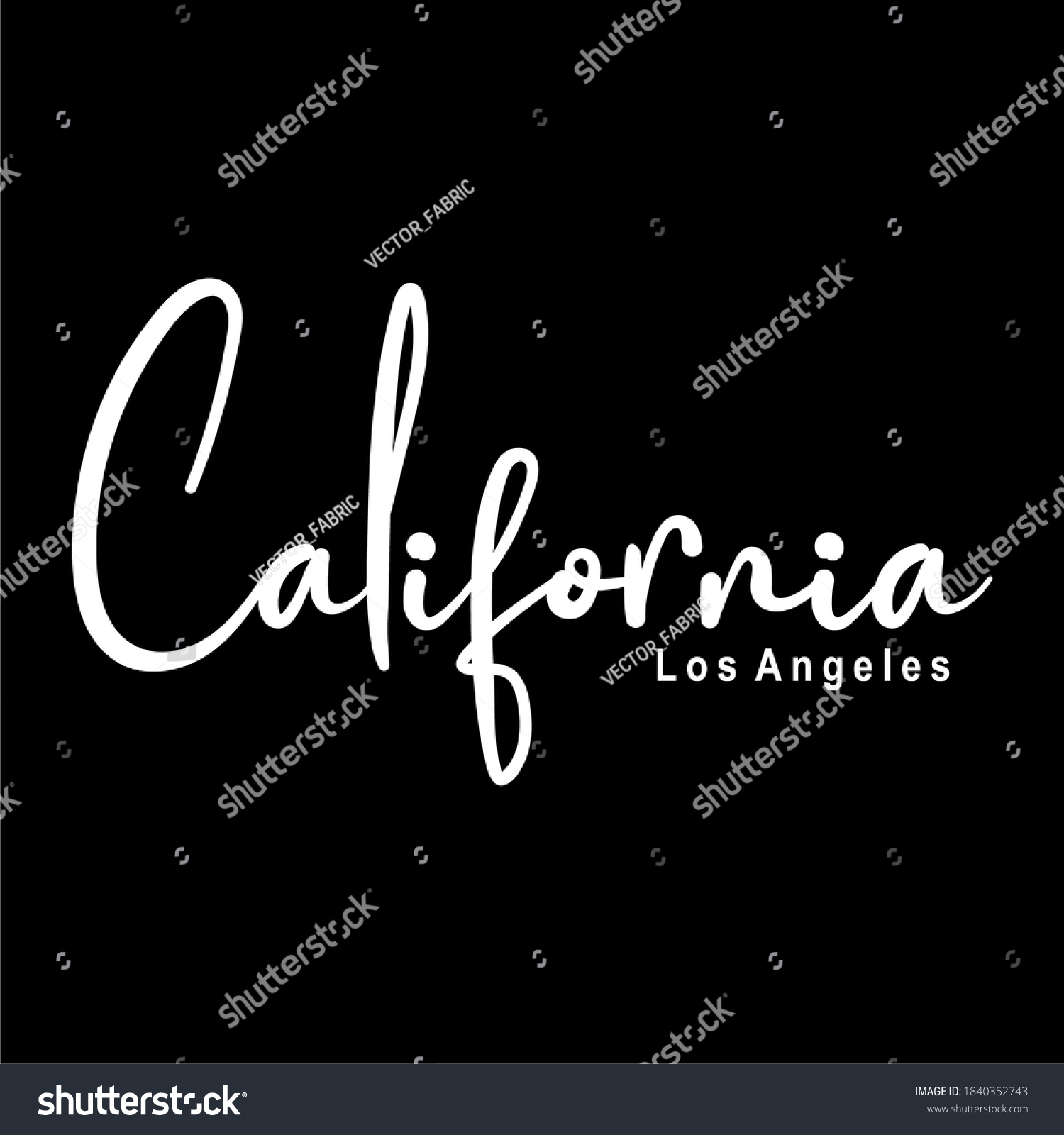 California Lettering Background Calligraphy Typography Illustration ...