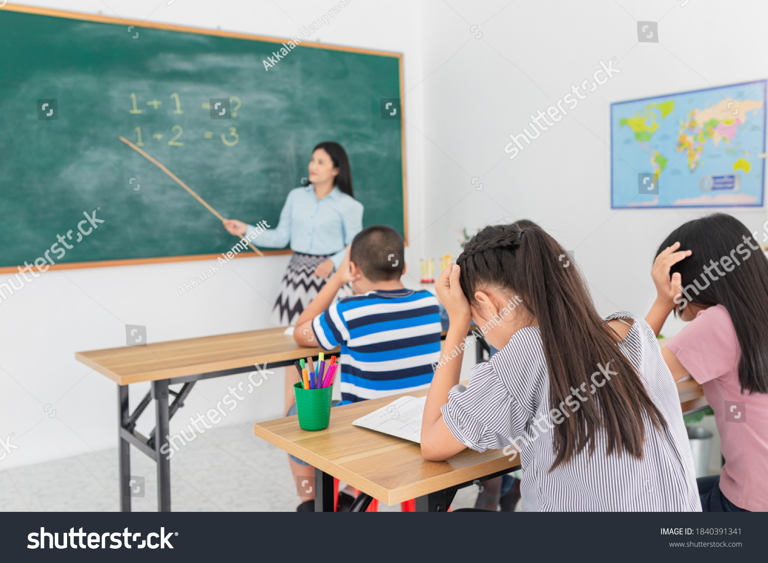 Close Asian Girl Asian Student Group Stock Photo 1840391341 | Shutterstock