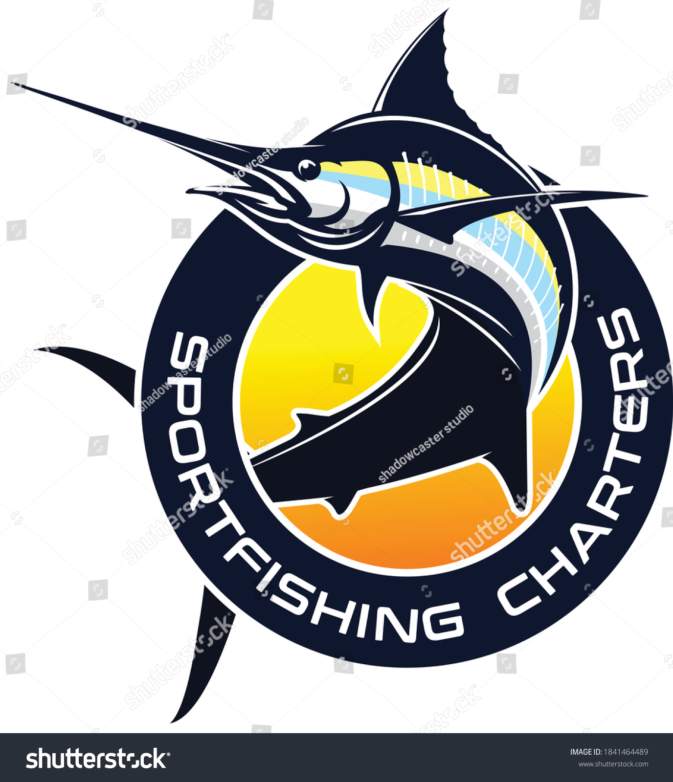 Marlin Fishing Logo Unique Fresh Marlin Stock Vector Royalty Free