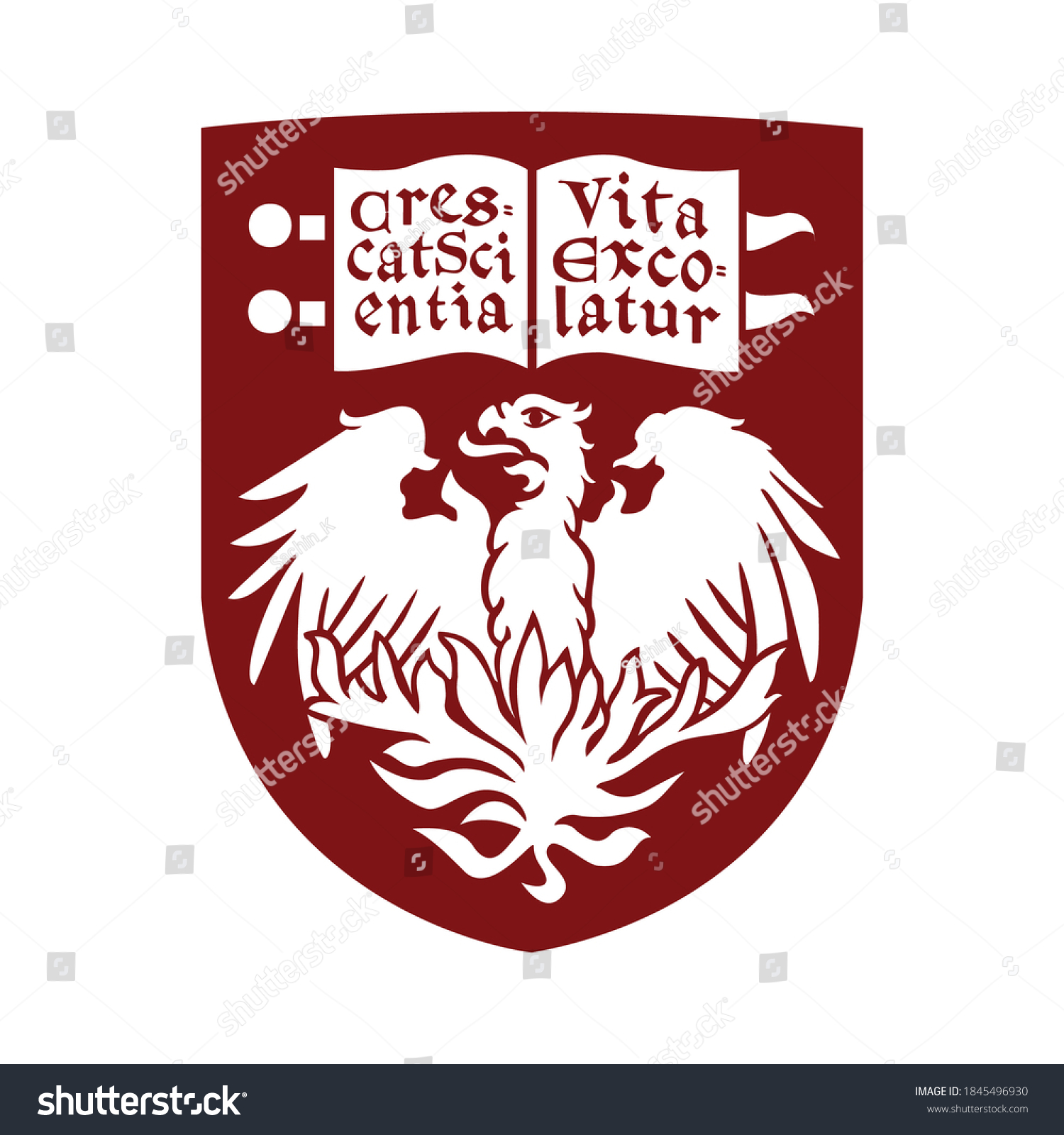 University Chicago Vector Logo University Chicago Stock Vector (Royalty ...