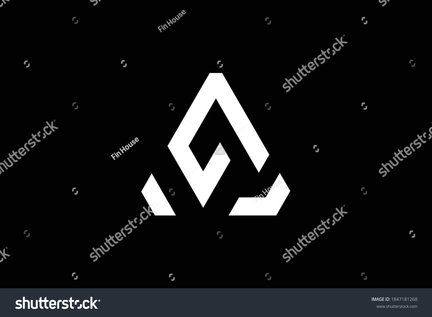 Ag Letter Logo Design On Luxury Stock Vector (Royalty Free) 1847181268 ...