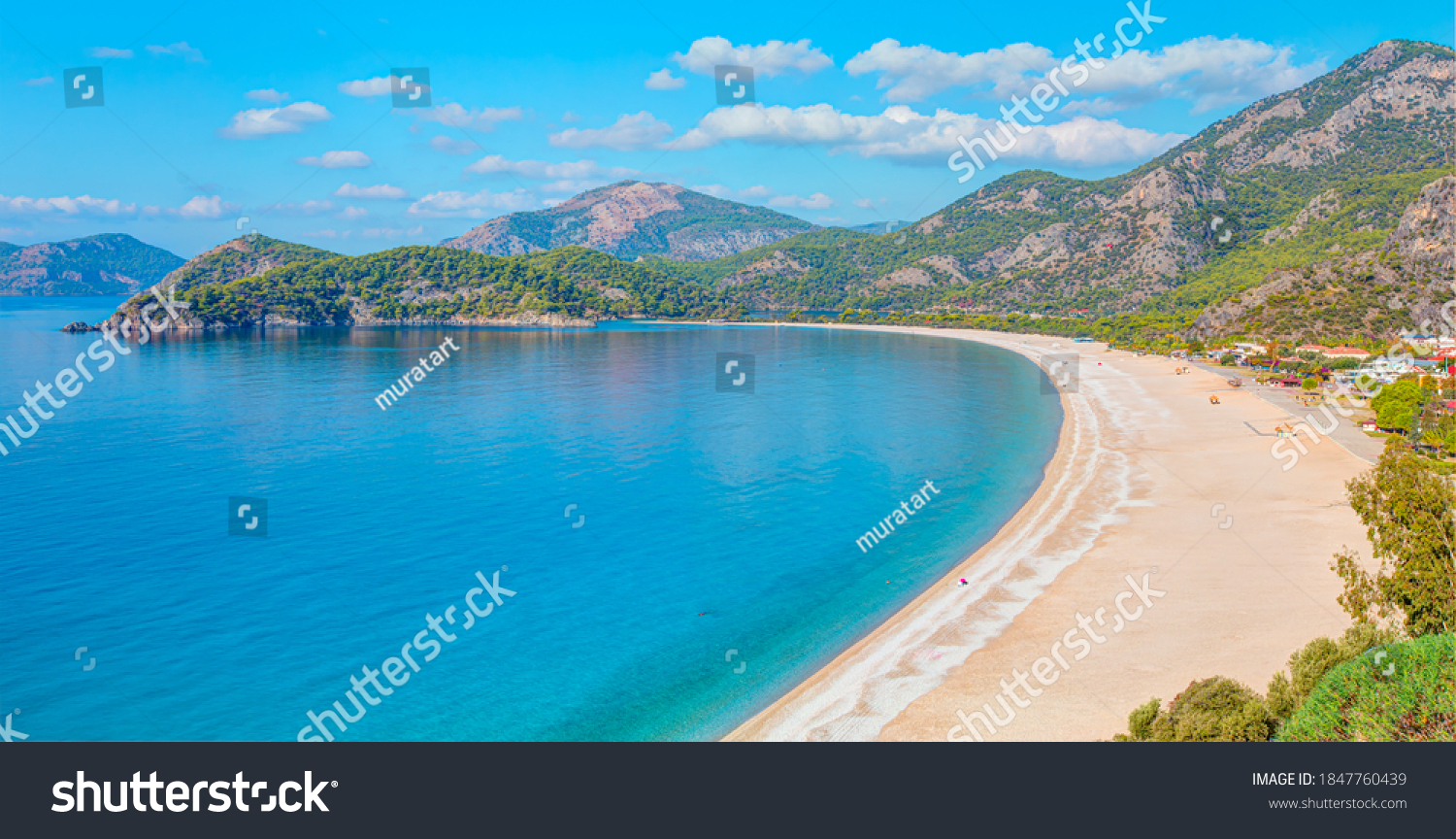 Oludeniz Beach Blue Lagoon Oludeniz Beach Stock Photo 1847760439 ...