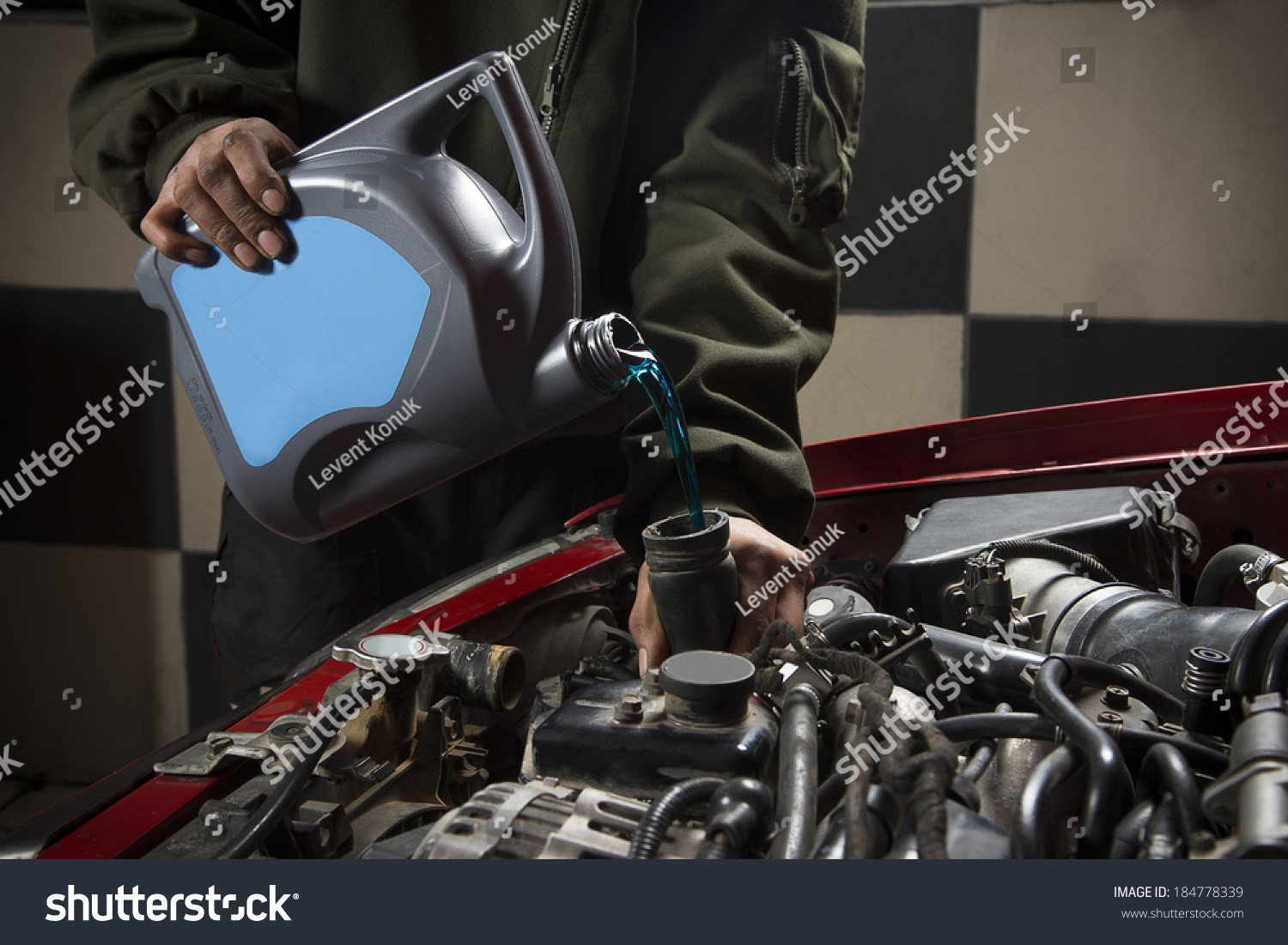 Pouring Antifreeze Stock Photo Shutterstock