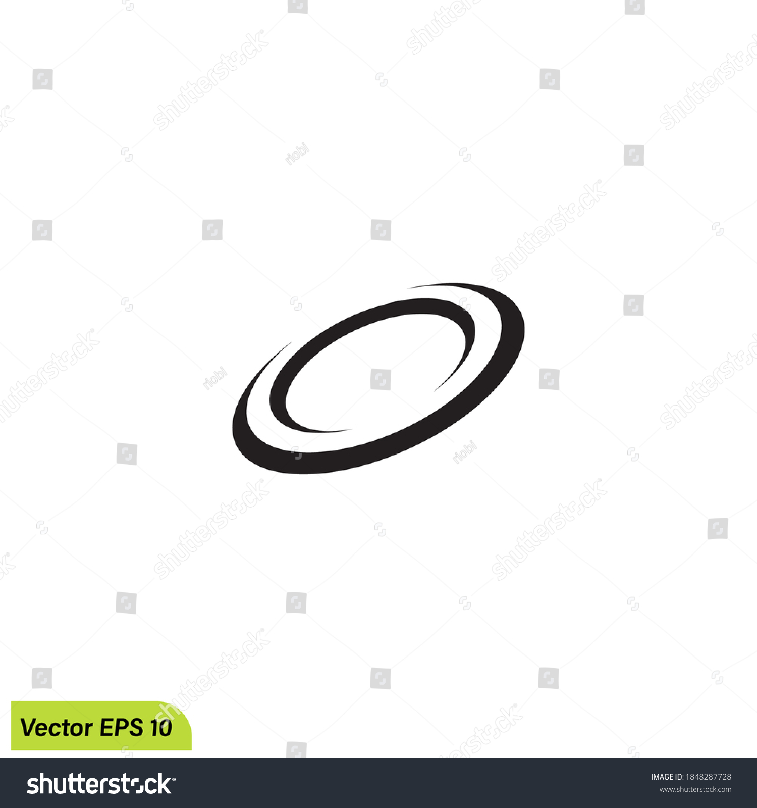 Orbit Icon Illustration Symbol Simple Design Stock Vector (Royalty Free ...