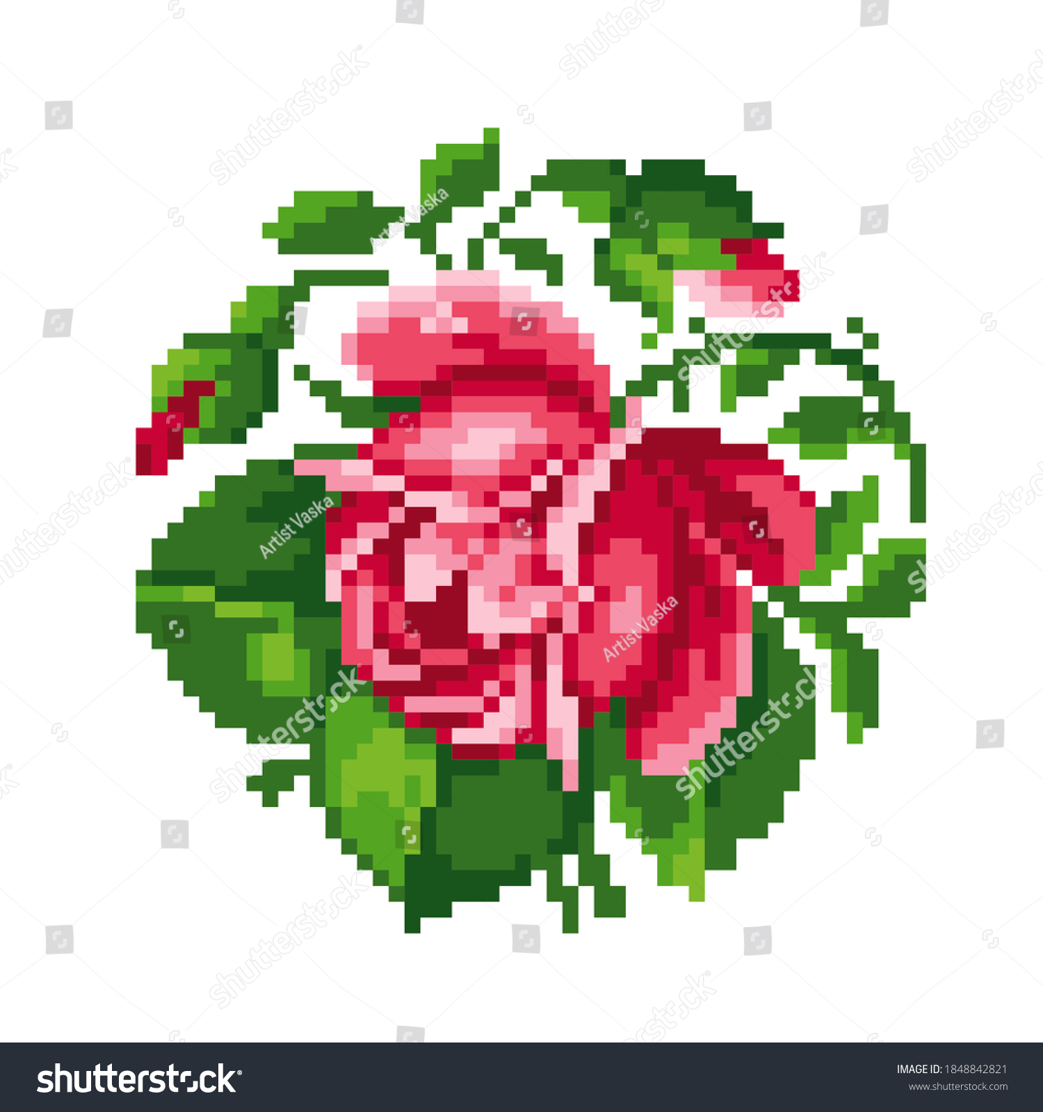 8 Bit Pixel Raspberries Ripe Stock Illustration 1848842821 | Shutterstock