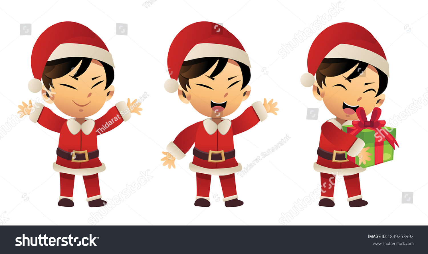 santy boy image clipart