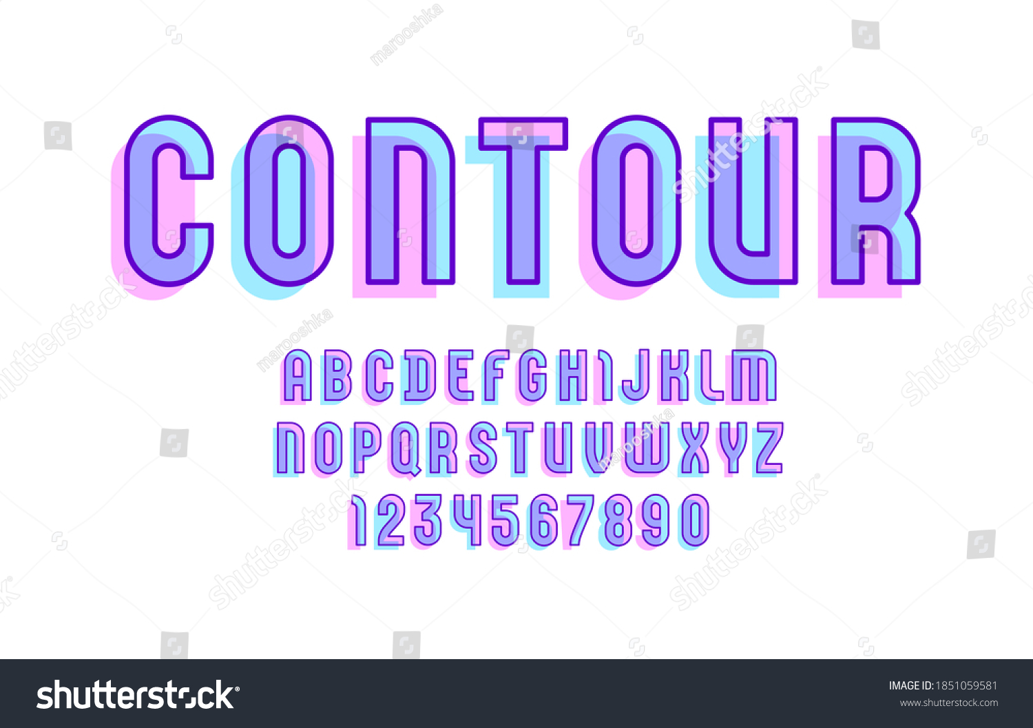 Shift Font Urban Modern Trendy Alphabet Stock Vector (Royalty Free ...