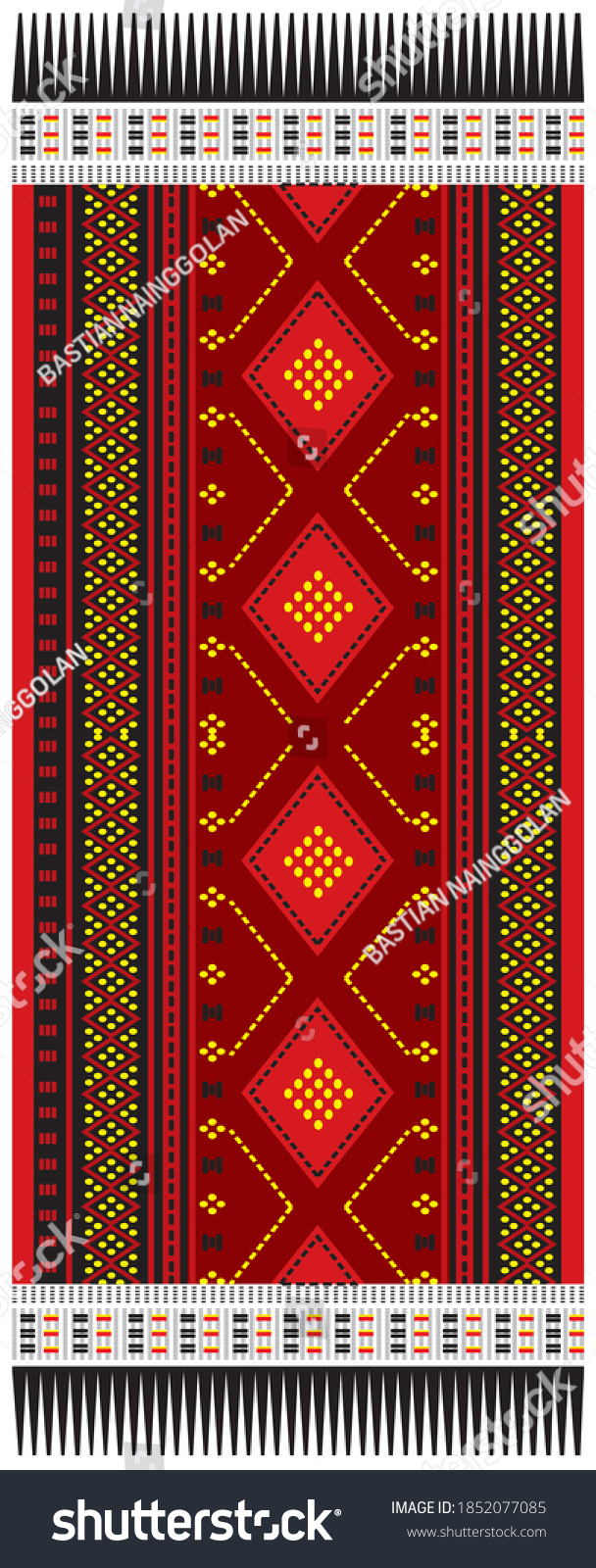 Traditional Ancient Pattern Batak Tribe Stock Illustration 1852077085 ...