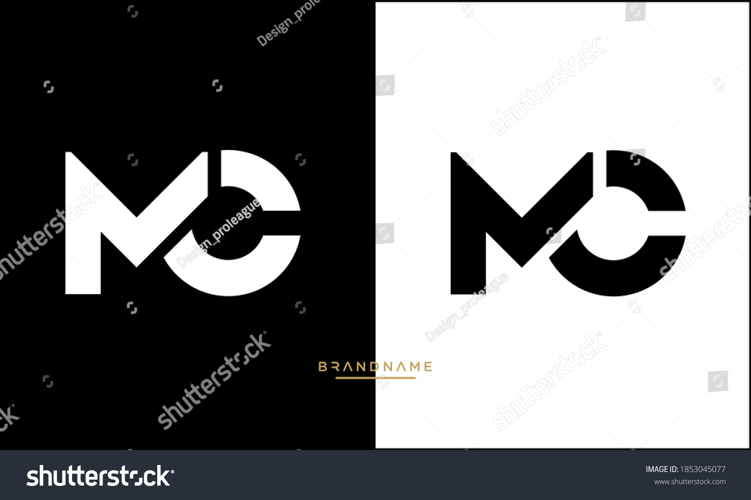 MC, CM, M, C 추상 문자 스톡 벡터(로열티 프리) 1853045077 | Shutterstock