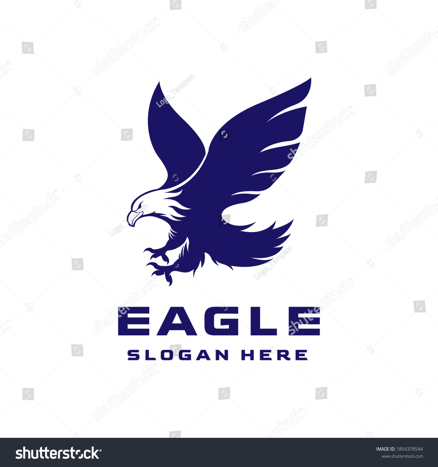 Creative Eagle Logo Stock Vector Stock Vector (Royalty Free) 1854378544 ...