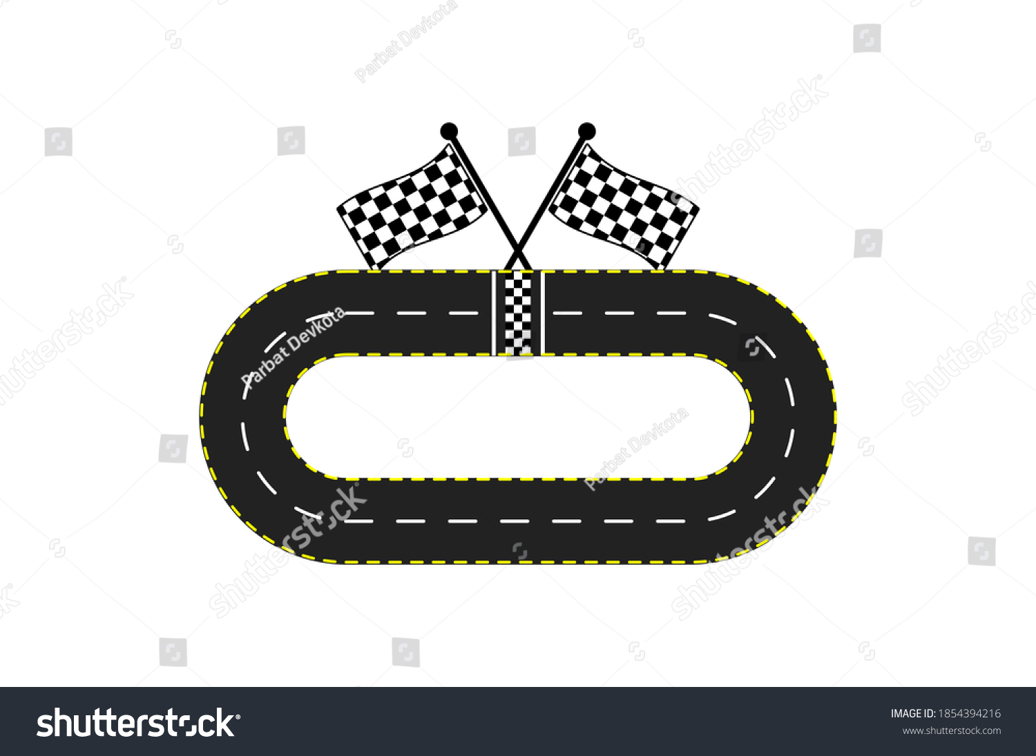 178 Oval Race Track Stock Vectors Images And Vector Art Shutterstock