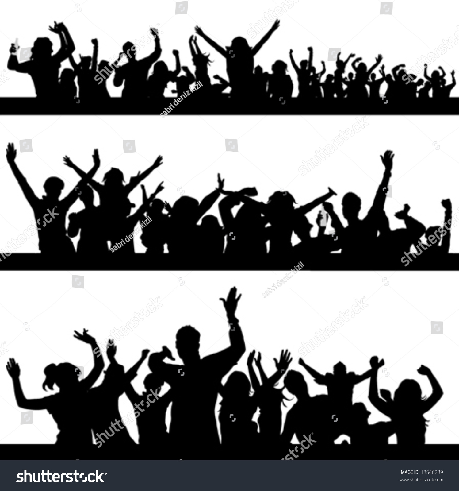 Set Party Peoples Stock Vector (Royalty Free) 18546289 | Shutterstock