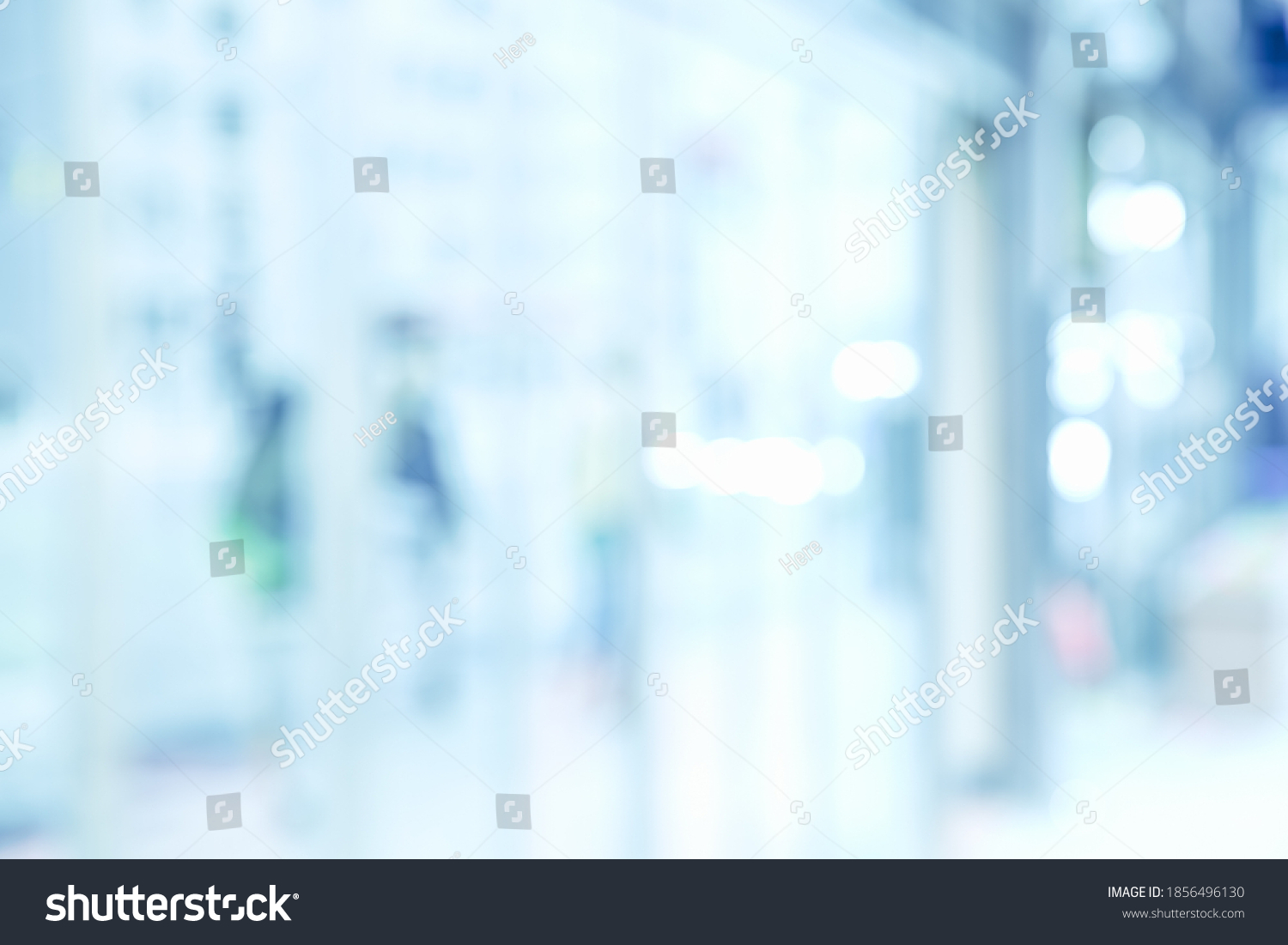 Blurred Office Background Business Hall Interior Stock Photo 1856496130 ...