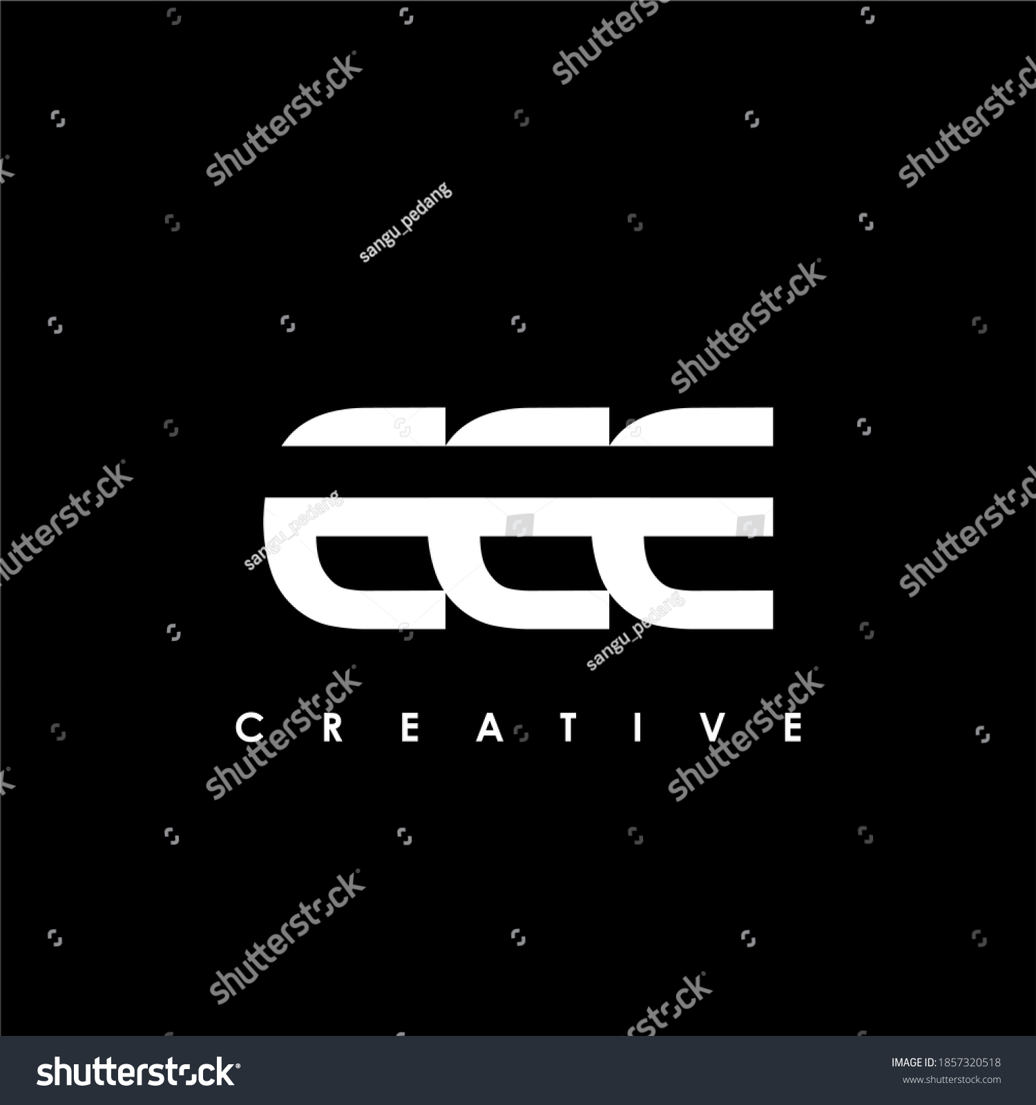 Eee Letter Initial Logo Design Template Stock Vector (Royalty Free ...