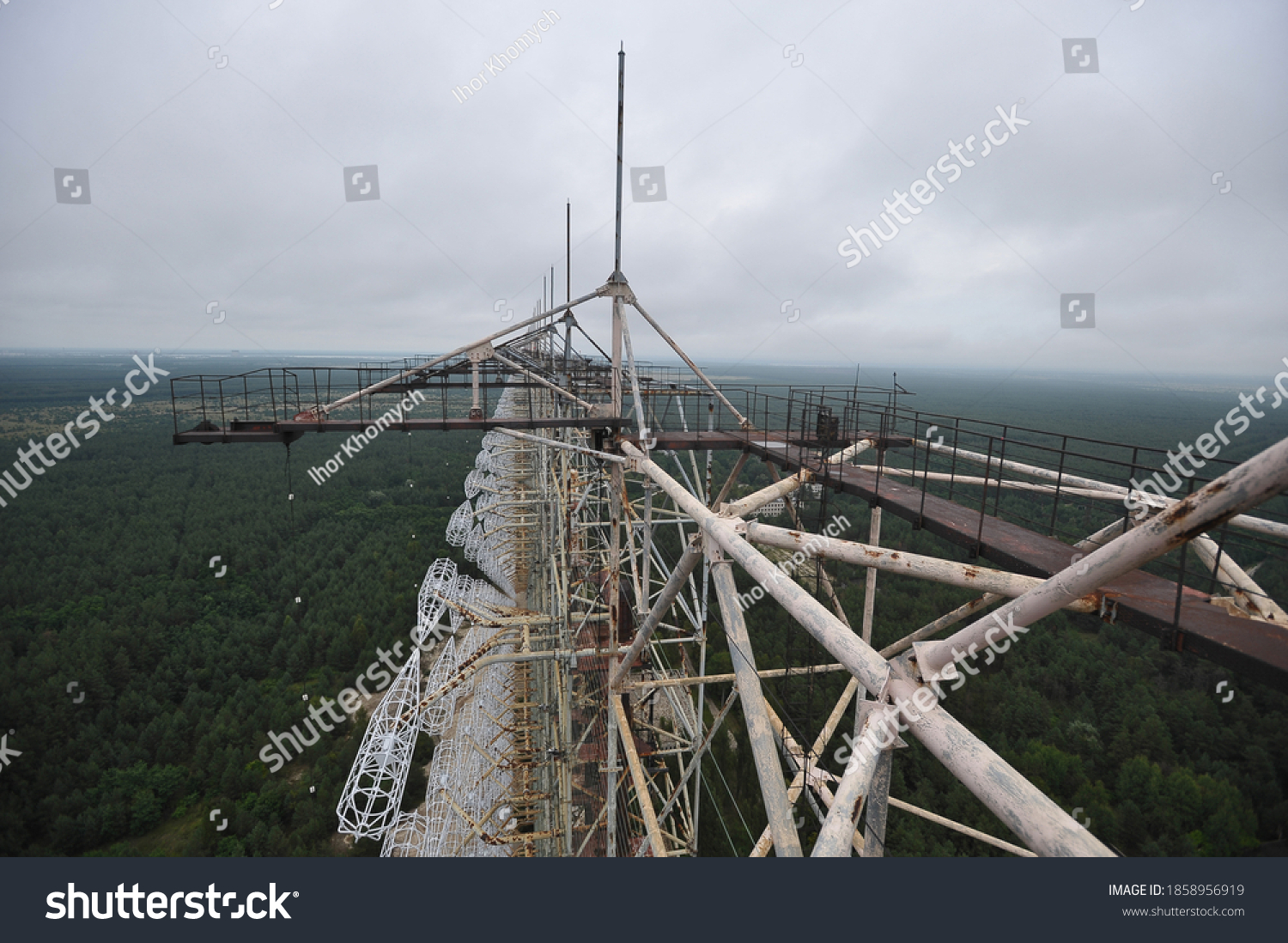 Duga Antenna Complex Former Military Radar Stock Photo 1858956919 ...