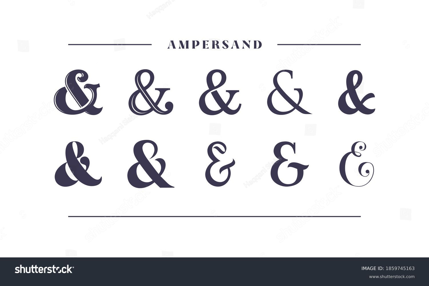 Modern Ampersand 4 608 Images Photos Et Images Vectorielles De Stock