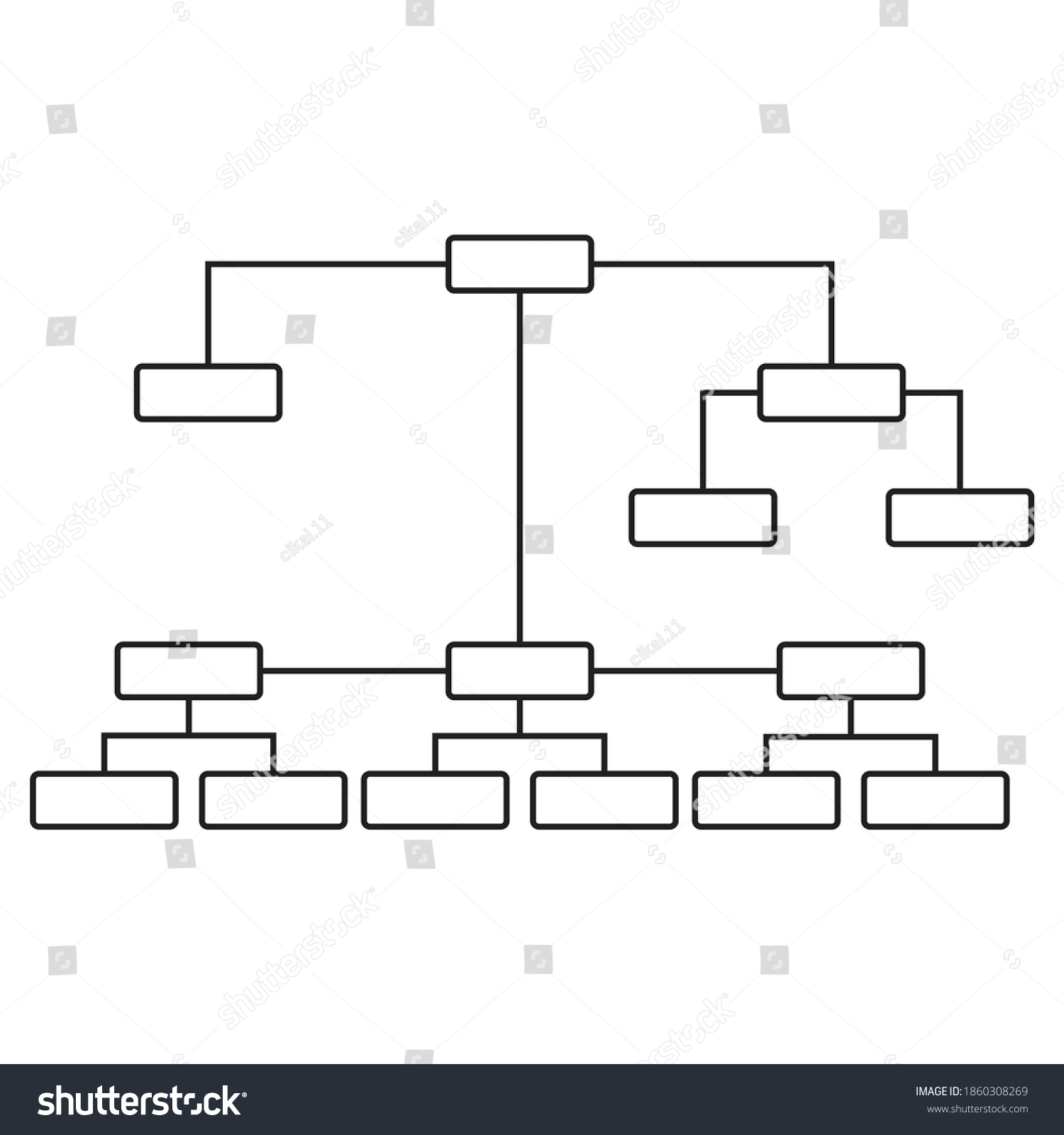 Structure Icon Simple Outline Structure Vector Stock Vector (Royalty ...