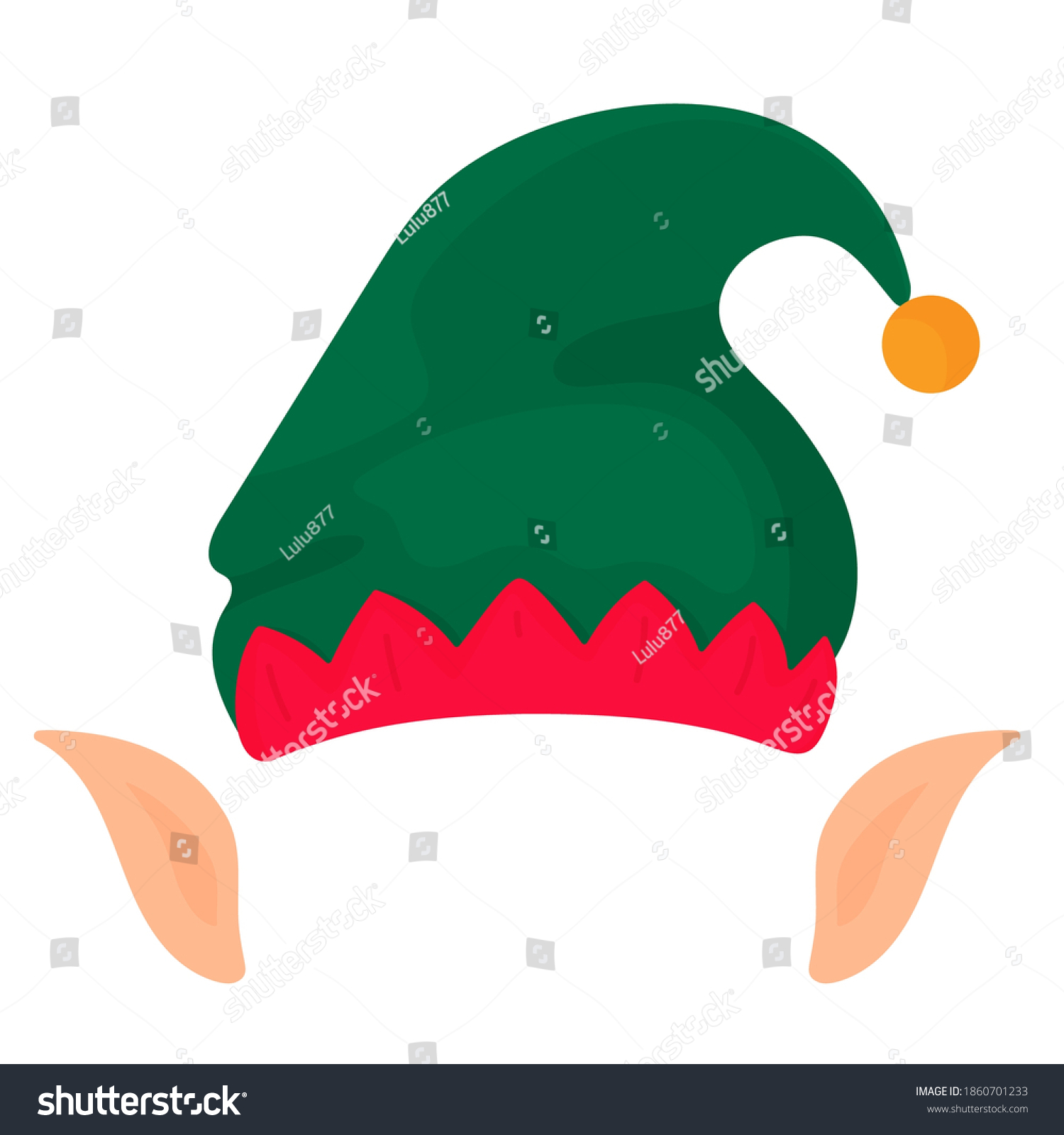 santa's helper elf hat