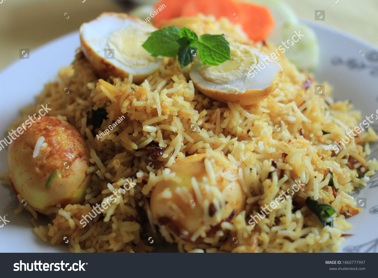 Indian Traditional Egg Biryani Dish Stock Photo 1860777997 | Shutterstock