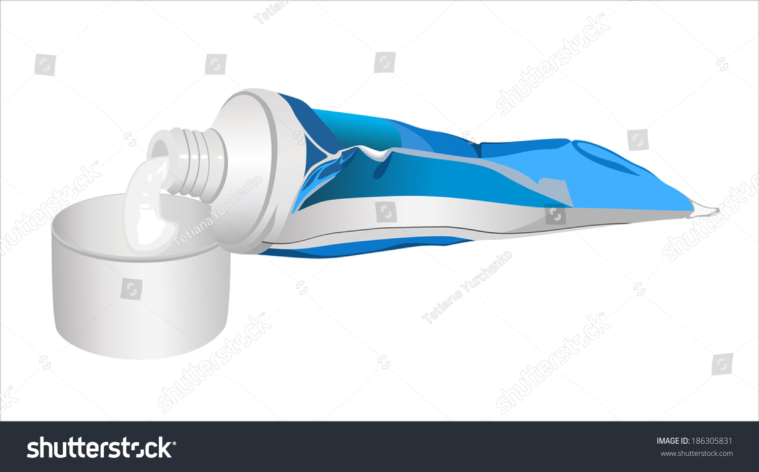 Тюбик зубной пасты