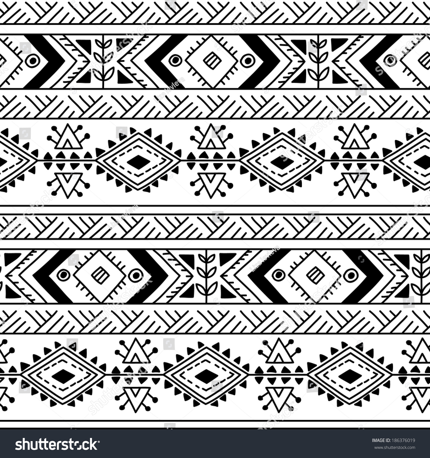 Ethnic Ornamental Textile Seamless Pattern Your Stock Vector (Royalty ...