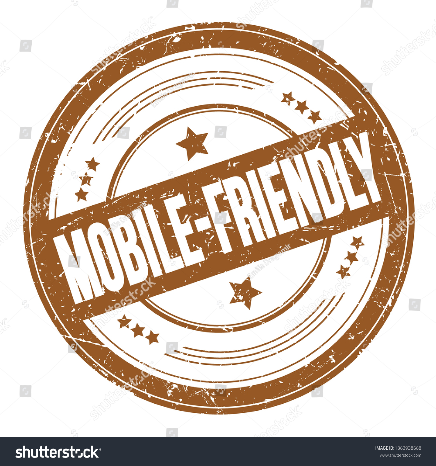 Round And Brown Mobile