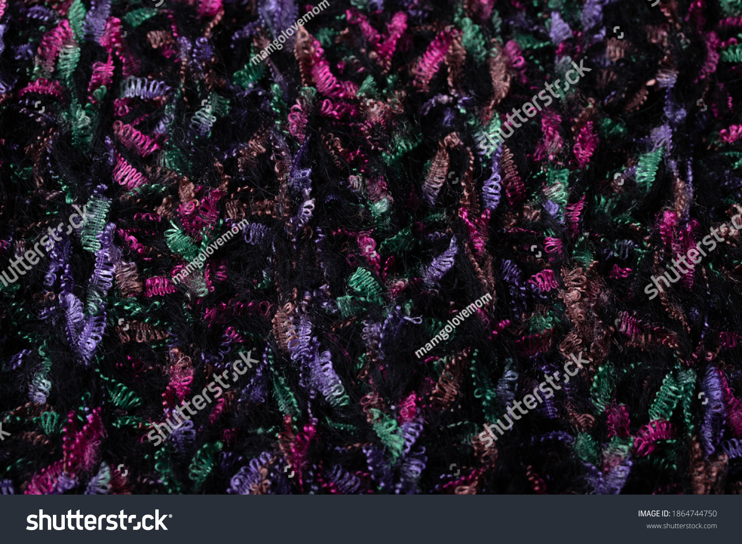 Multi Colored Thread Texture Picture Stock Photo 1864744750 | Shutterstock