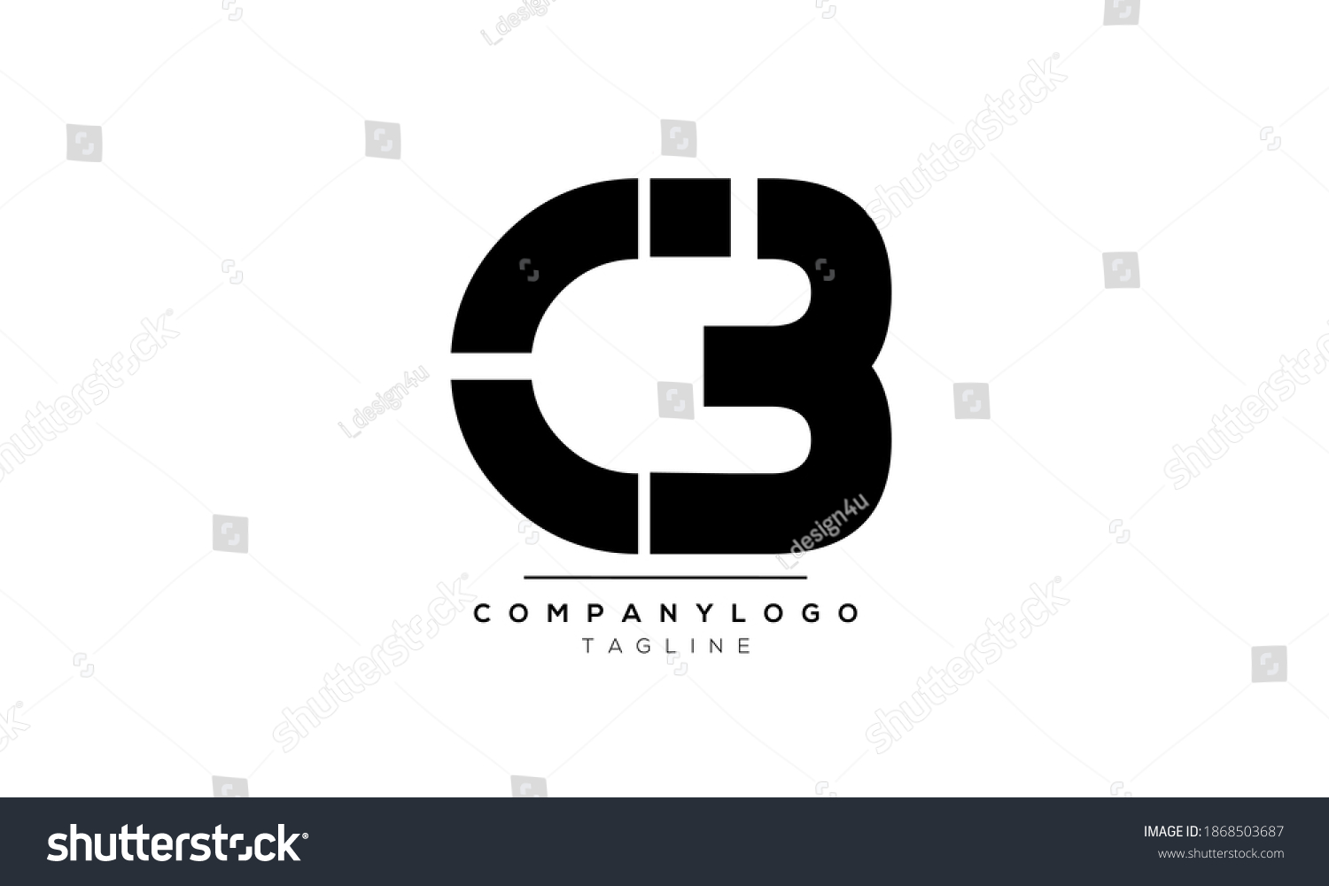 Alphabet Letters Initials Monogram Logo C3 Stock Vector (Royalty Free ...