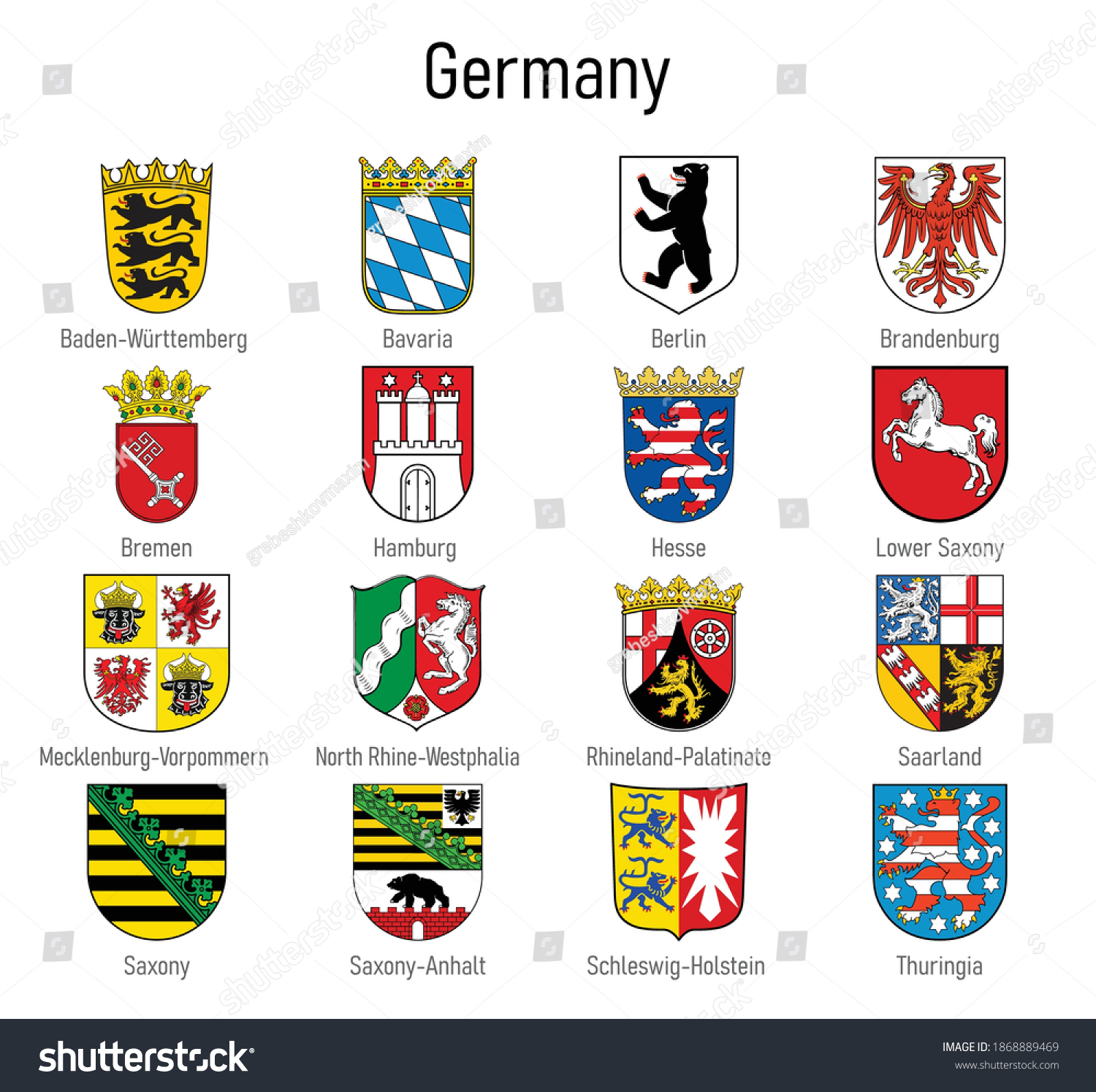 Гербы Германии за всю историю