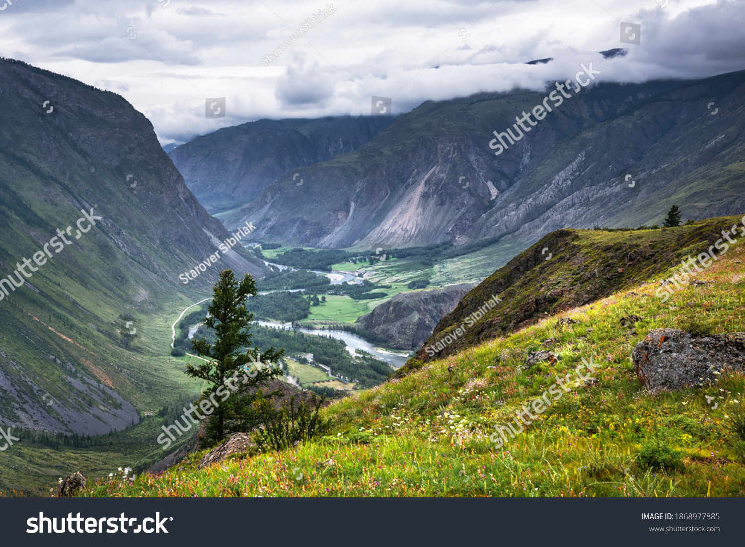 Valley of the Chulyshman River