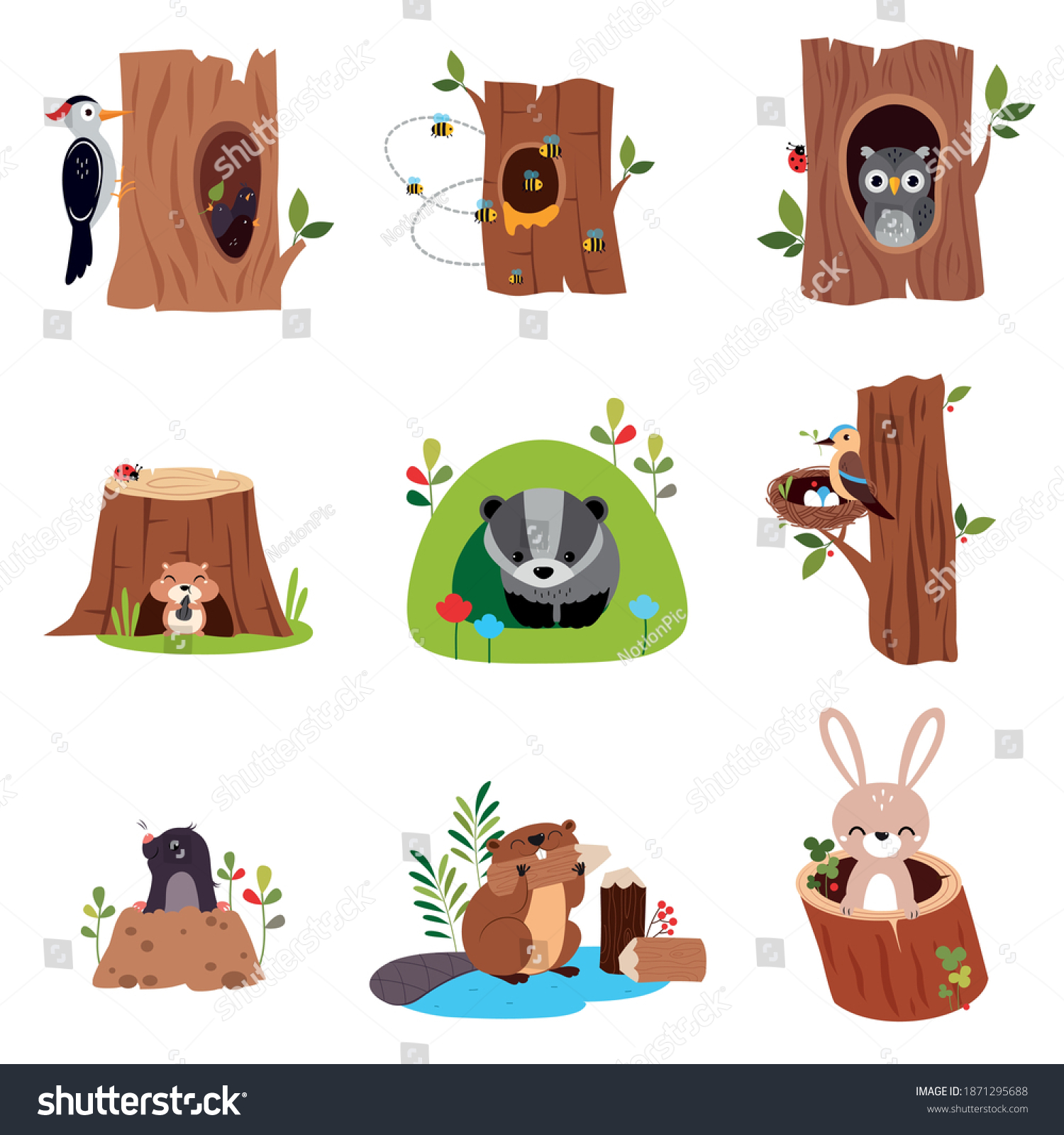 1,096 Beaver Burrow Images, Stock Photos & Vectors | Shutterstock