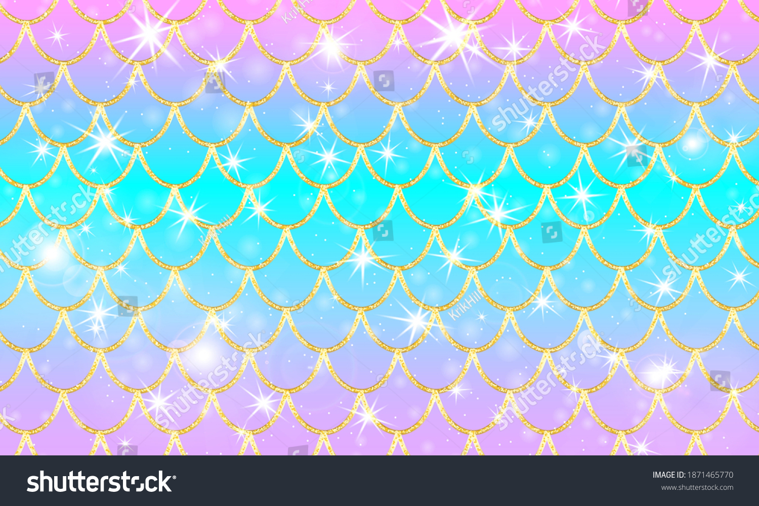 Golden Pattern Holographic Rainbow Background Gold Stock Vector ...